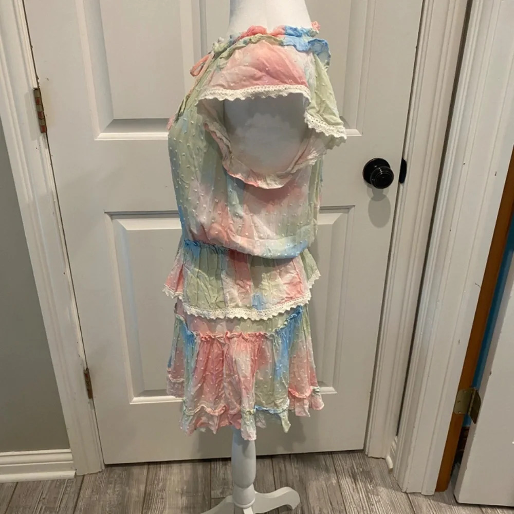 We're All Pretty Girls Tiered Dress Multicolor pastel 16786 - Picture 10 of 16